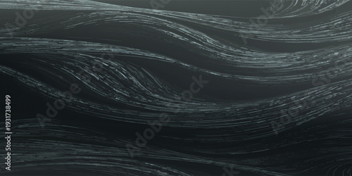 Dark abstract background with flowing lines and subtle blue highlights creating a sense of movement and depth.