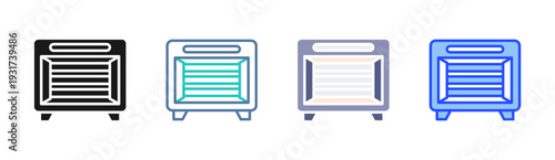 Power Screen icon set multiple style collection