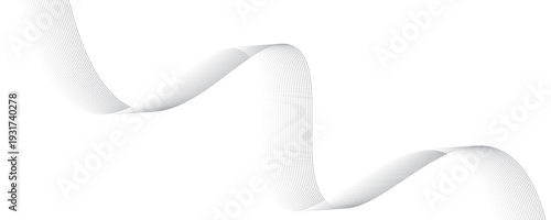 Abstract wave element for design. Digital frequency track equalizer. Stylized line art background. Vector illustration of smoky waves background