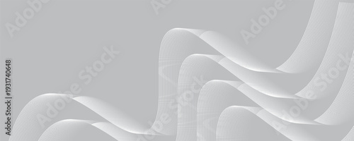 Abstract wave element for design. Digital frequency track equalizer. Stylized line art background. Vector illustration of smoky waves background