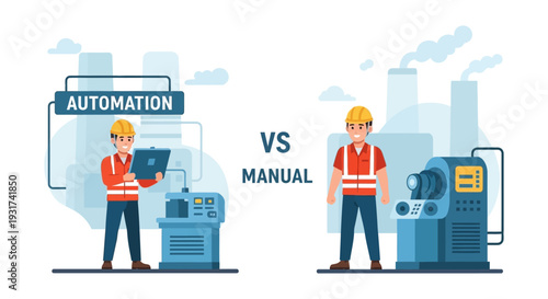 Automation vs Manual Labor in Manufacturing: Industrial Efficiency and Digital Transformation