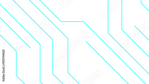 Vector Circuit Board Abstraction. An abstract representation of a circuit board, showcasing interconnected pathways that form the core of modern technology, evoking themes of digital connectivity.