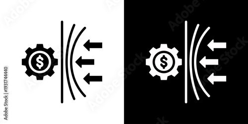 Resilience Icon Set Vector Collection Isolated In Black And White