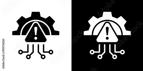 Disruptive Technology Icon Set Vector Collection Isolated In Black And White