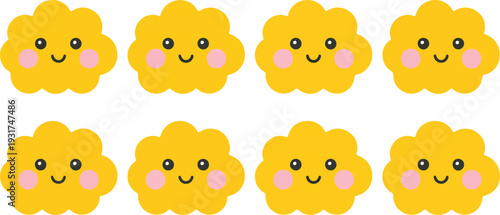 Human figure icon set with raised arms in circular styles for success celebration achievement and user interface design