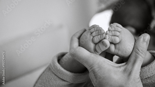 Konstfotografi Foto scattata ai piedi di un neonato.
