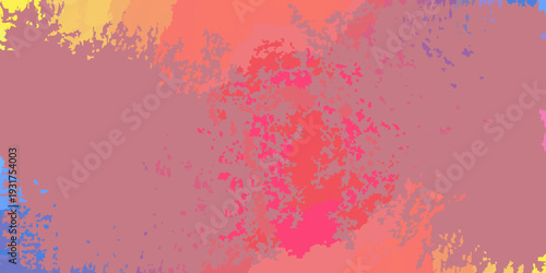 Abstract colorful background with blended shades of pink red and yellow