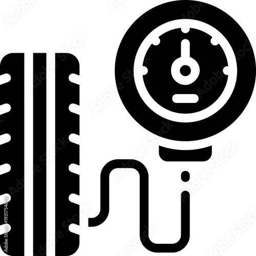 pressure glyph icon. strong and solid vector icon for websites, mobile interfaces, presentations, and visual branding. high quality and easy to edit.