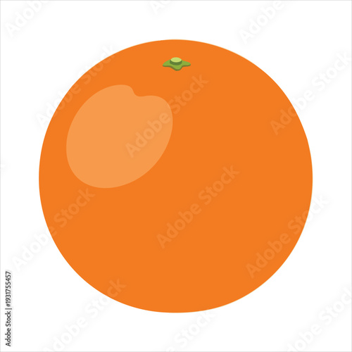 illustration of an orange fruit