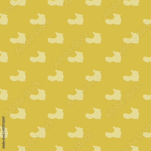 Boots seamless pattern background. Design for textile, carton package. Autumn winter seasonal style. Fashion print for clothes greeting invitation card flyer banner cover booklet wallpaper poster ad