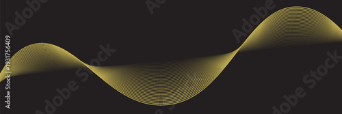 Dark Background with Elegant Gold Stripes Line Pattern for Luxury, Premium, and Modern Design Style