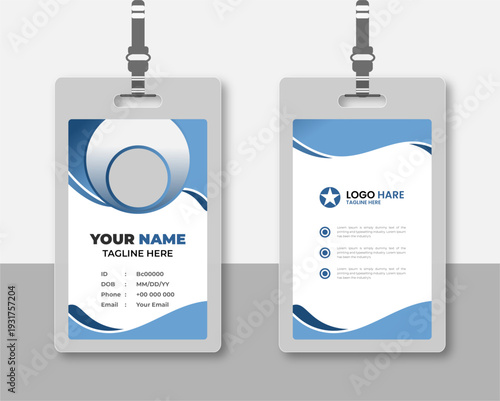 Professional ID card Design Template