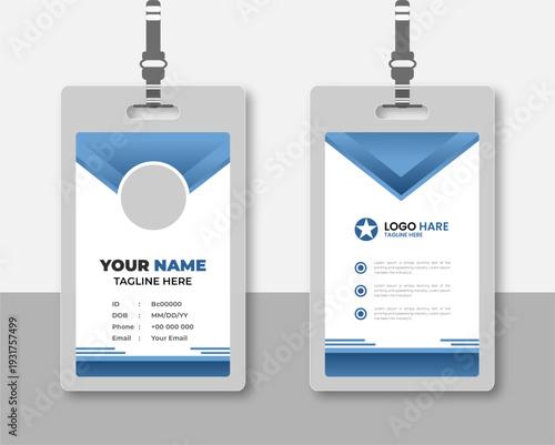 Professional ID card Design Template