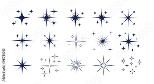 Halloween vector silhouette icons collection with witch, pumpkin, ghost, black cat, and full moon.