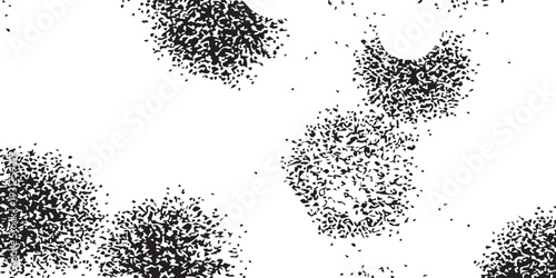 Abstract black and white grunge texture background.