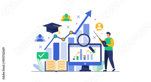 E-Learning Data Analysis, Academic Performance, and Career Growth. Digital Education Strategy and Success Metrics.