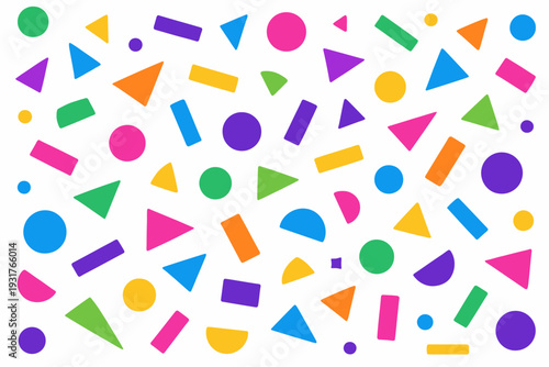 Diseño abstracto de fragmentos geométricos