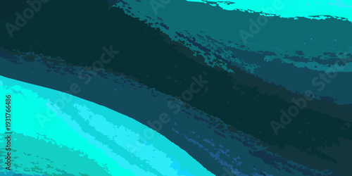 Abstract digital art featuring blended shades of teal and dark blue