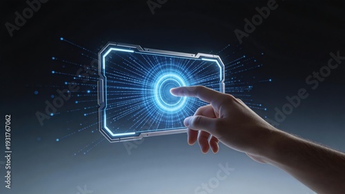 Futuristic Touchscreen Interaction