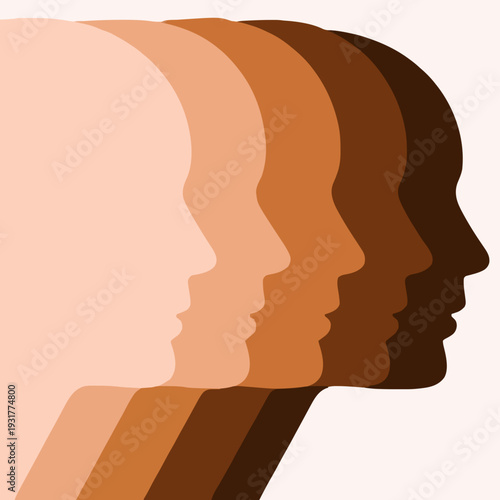 Diverse Group of People Faces