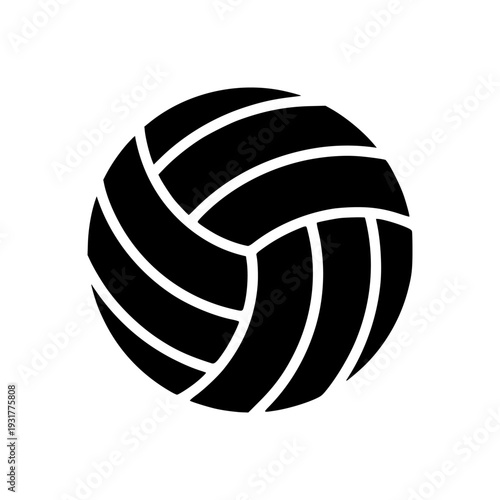 volleyball, sport, ball, game, competition, athletic, team, tournament, icon, vector, svg, symbol, minimal, flat, silhouette, equipment, recreation, fitness