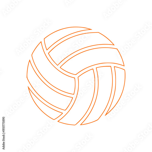 volleyball, sport, ball, game, competition, athletic, team, tournament, icon, vector, svg, symbol, minimal, flat, silhouette, equipment, recreation, fitness
