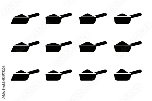 Design accurate level geometry image vector icon kitchen utility generation accessory prep