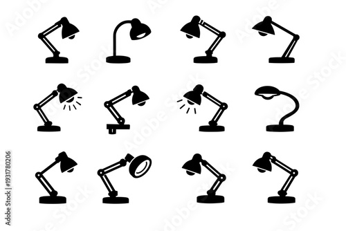 Clean vector workflow everyday workspace generation helper image simple geometry icon illumination