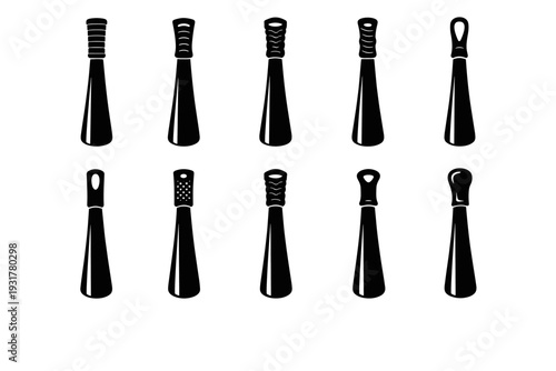 Icon handle design icons horn vector aid secure shoe solid utility stable