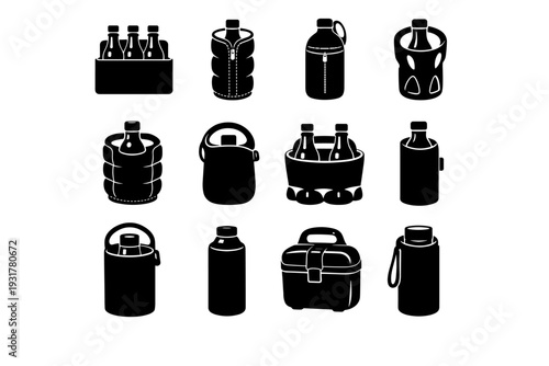 Safety drink form vector tidy bottle image minimalist generation simple functional icon