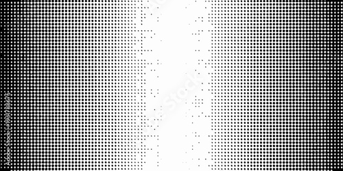 Abstract halftone pattern with a bright central vertical gradient