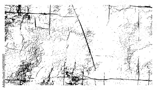 Distressed grunge wall texture with cracks and weathered surface details