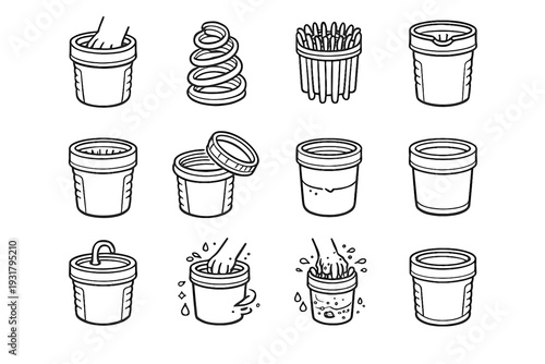 Cleaner stable pet silicone paw inner vector functional profile grippy icon sleeve