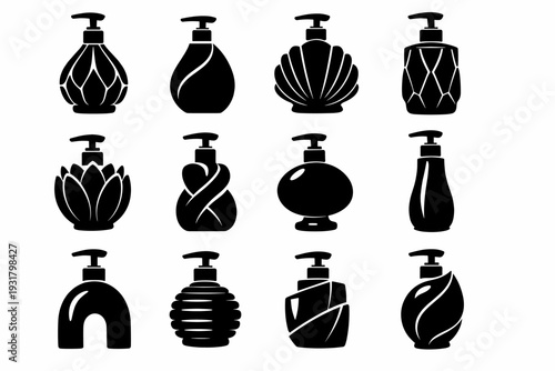 Simple functional image refined object vector aesthetic modern proportions decorative icon filled