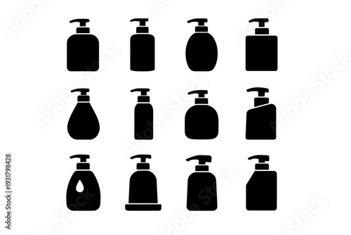 Soap hygiene generation image everyday vector accessory bottle simple flat icon understated