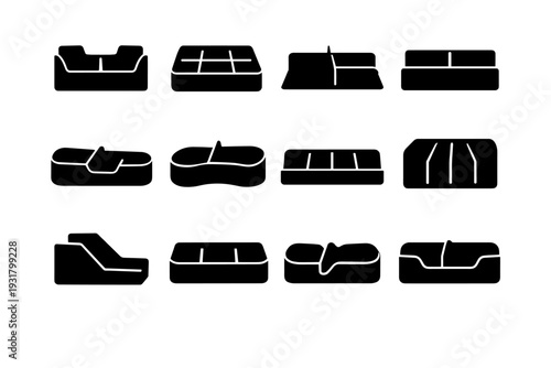 Icon design surface generation practical simple filled vector plastic rounded image lightweight