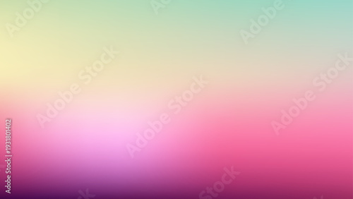 Abstract colorful gradient vector background with grain texture and soft blur. Vibrant modern design for digital branding, web banners, posters, presentations and creative projects.