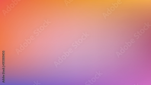Abstract colorful gradient vector background with grain texture and soft blur. Vibrant modern design for digital branding, web banners, posters, presentations and creative projects.