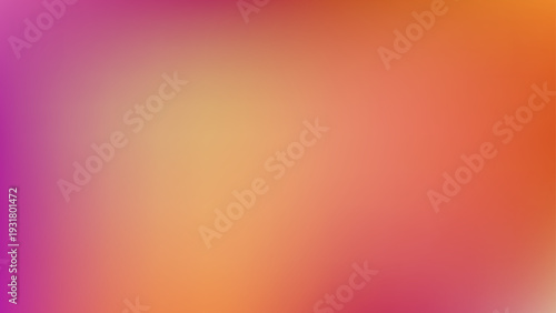 Abstract colorful gradient vector background with grain texture and soft blur. Vibrant modern design for digital branding, web banners, posters, presentations and creative projects.
