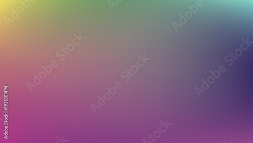 Abstract colorful gradient vector background with grain texture and soft blur. Vibrant modern design for digital branding, web banners, posters, presentations and creative projects.