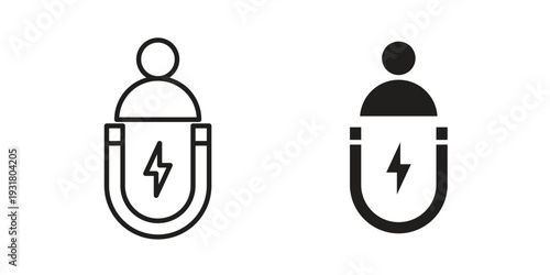 User engagement icon set. Linear style. Vector icons