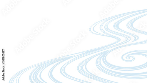 細い線が沢山の流水紋の背景イラスト_16:9