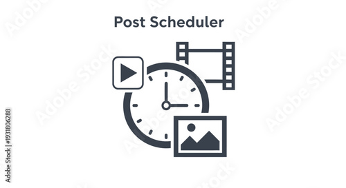 Post scheduler social media management tool.