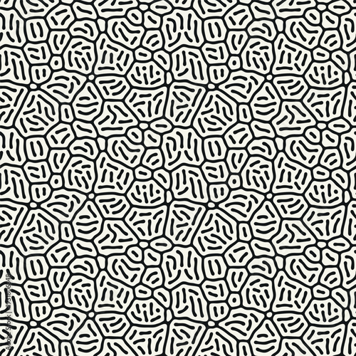 Vector seamless pattern. Modern stylish texture. Smooth natural elements. Repeating abstract tileable background. Scattered organic shapes. Versatile simplistic surface design.