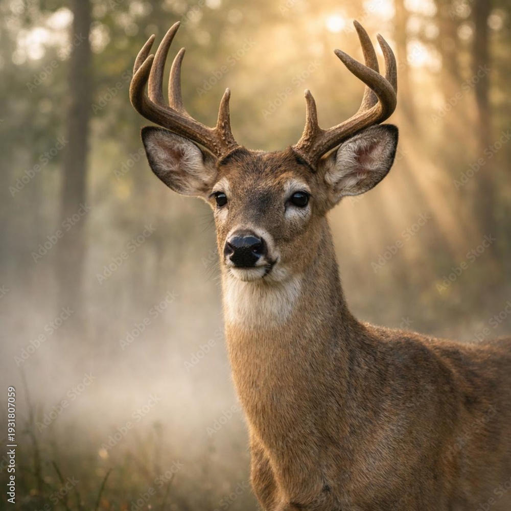 Obraz premium deer in the woods