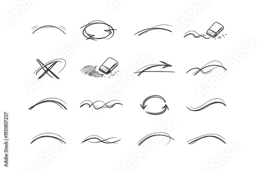 Human adjustment generation trace calm vector contour stroke icon gentle image instinctive