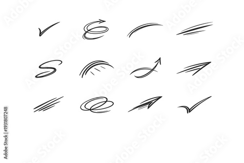 Stroke rapid image response simple curve icon intuitive generation freehand pass vector