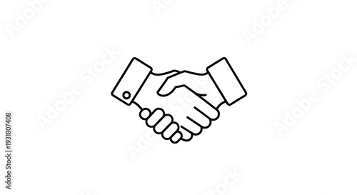 Handshake agreement and partnership concept.