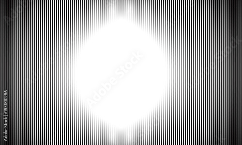 中心にぼんやりスペースが空いた縦のストライプ柄の背景