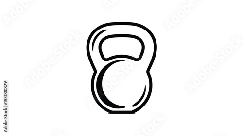 Simple black and white line drawing of a bottle opener